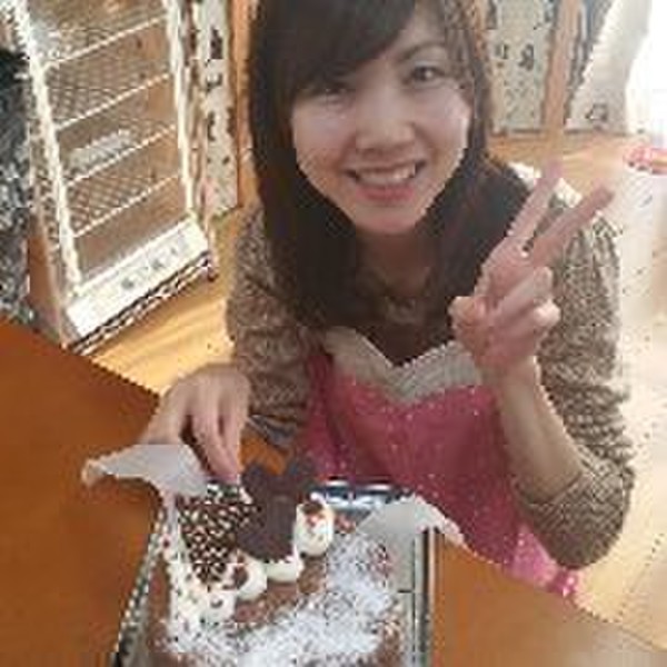 ケーキ教室は他の教室を含めて3回目。仕上がりも綺麗！