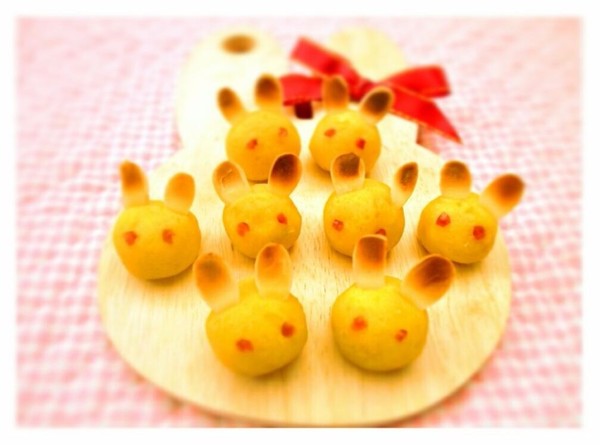 子供のおやつ
うさぎのスイートポテト(卵、乳不使用)