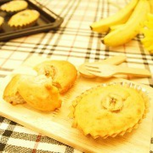 子供のおやつ
米粉のバナナケーキ(卵、乳、小麦不使用)
