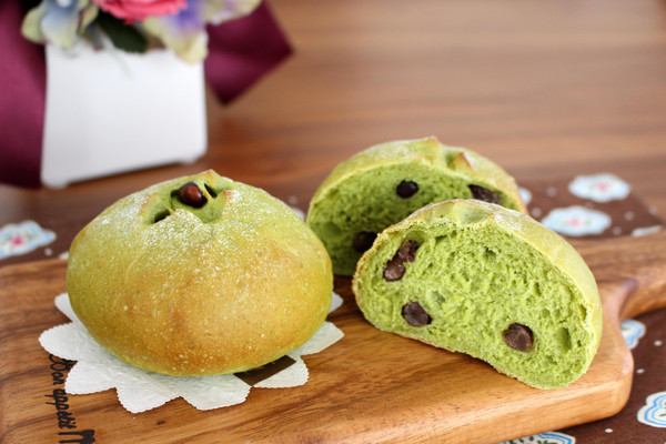 ふんわり抹茶ミルクパン