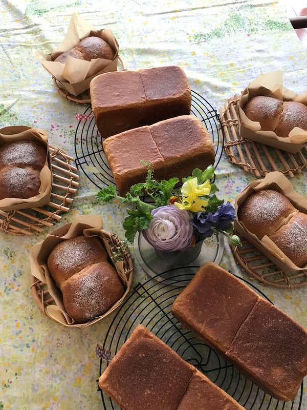 この日は黒糖食パンレッスン🎶