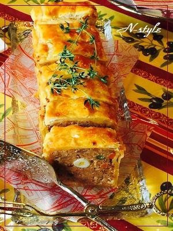 ミートローフのパイ包み焼き