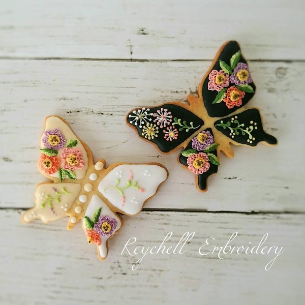 刺繍風クッキー