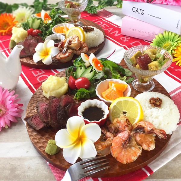 ハワイアンプレートのレッスン
