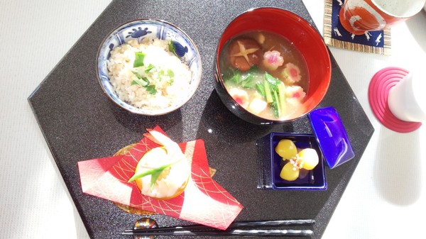 2017年1月炊飯器で作る鯛めしのメニュー