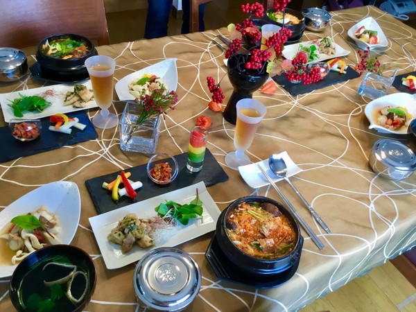 煮干しで韓国料理！