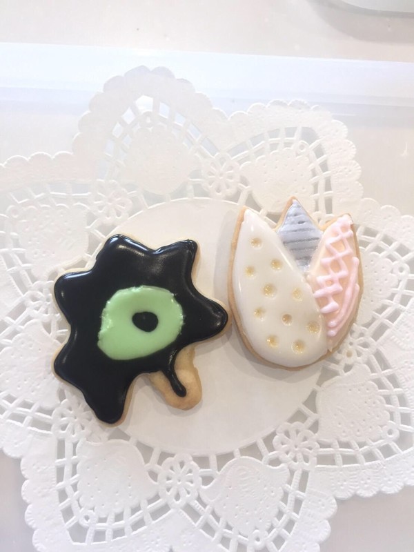 キッズレッスンでのママ作品。クッキー残があれば横でどうぞ〜