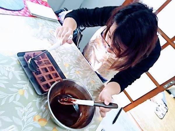 ローチョコレートレッスン　新婚のご主人にﾌﾟﾚｾﾞﾝﾄ