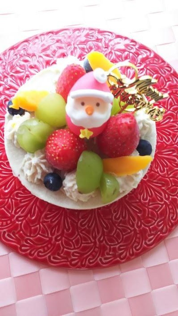 クリスマスケーキお持ち帰り付きレッスンです