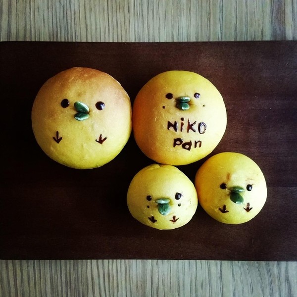かぼちゃのひよこパン