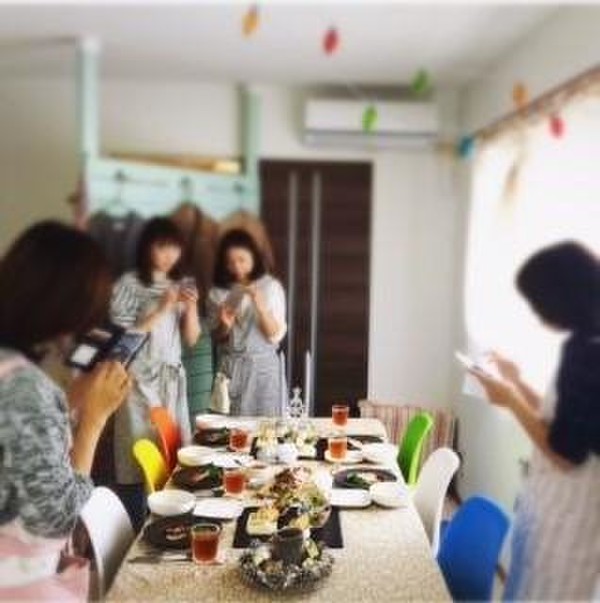 撮影タイムはみなさん真剣です！