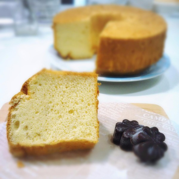甘酒のシフォンケーキはこんなにふわふわ