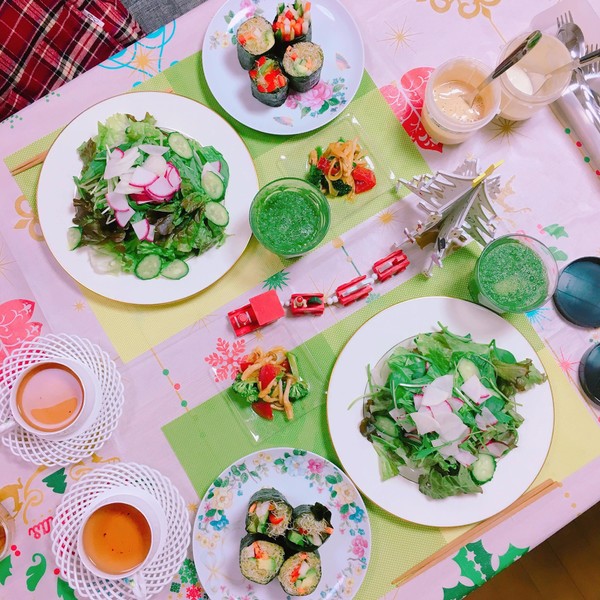 沢山の野菜を食べます！