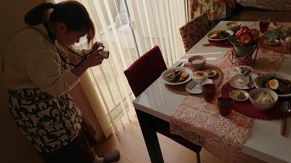 スープカレーの撮影風景♪