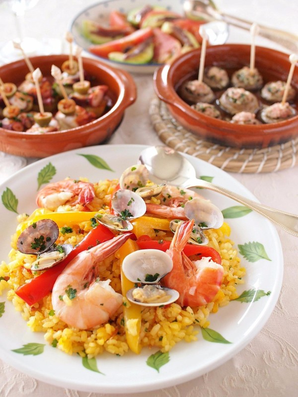 大好評だった「おうちバル！スペイン料理」のメニュー。