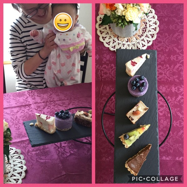 お試し体験会では数種類のロースイーツを味見できます