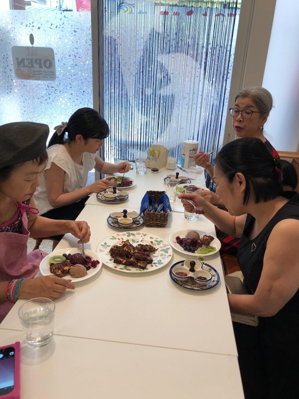 熱海でのワークショップではジェラートが大好評でした