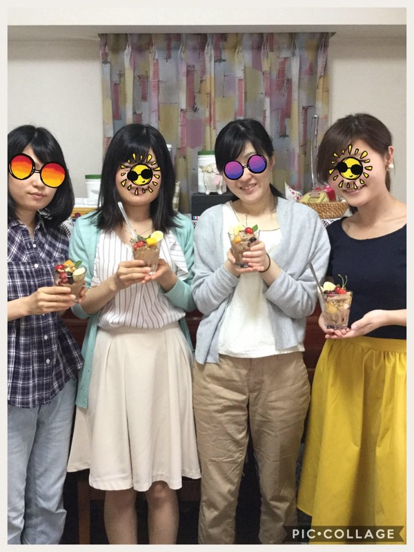 お試し体験会でフルーツチョコレートパフェを満喫