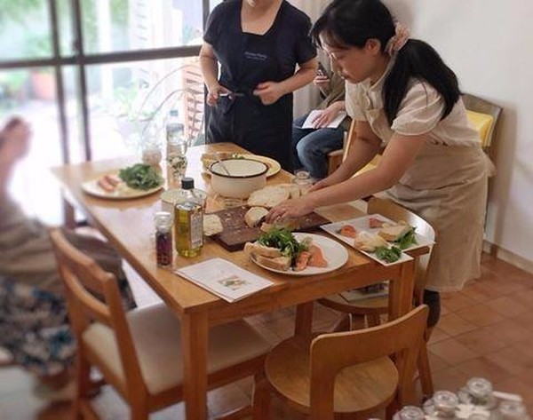 試食前の風景です！楽しいランチタイムに！！