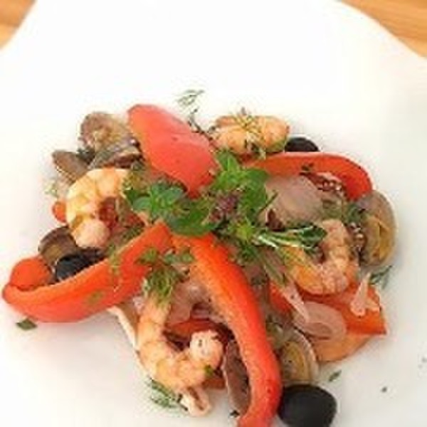 -Menu D-魚介の香草蒸し焼き