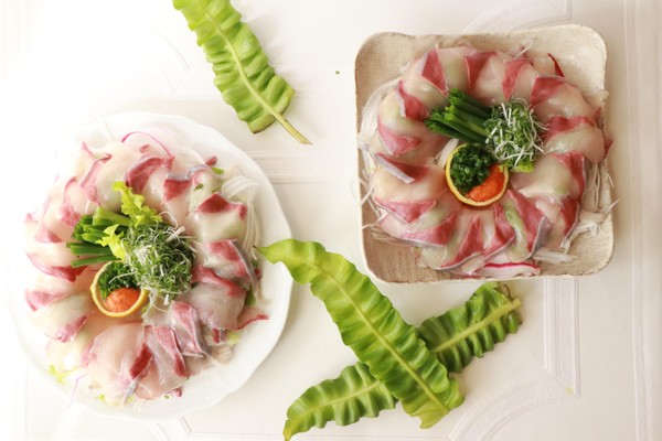 お魚料理は　楽しい盛り付けのコツ満載