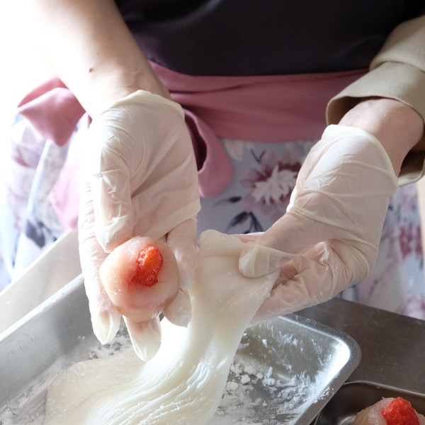 手作りのいちご大福は絶品！