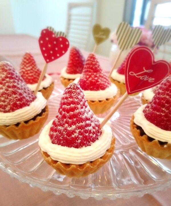 生チョコいちごタルト♡