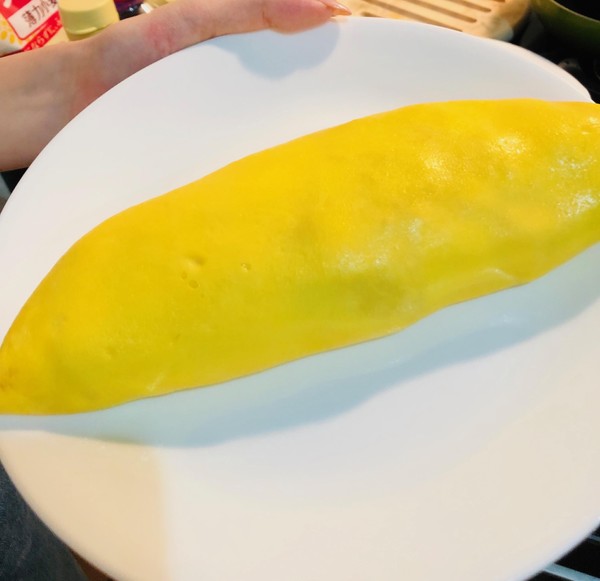 陽気な生徒さんのご自宅でのオムライス試作です。つやつや。