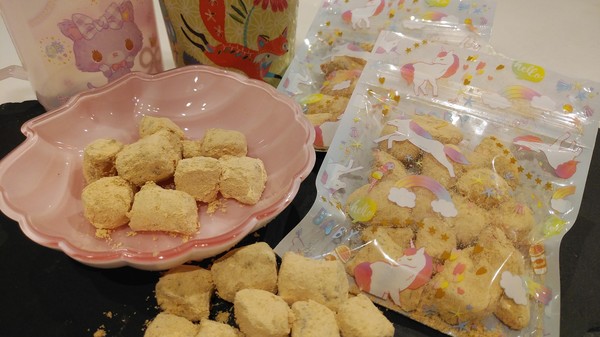 きなこ飴。インスタにてレシピアップしております。
