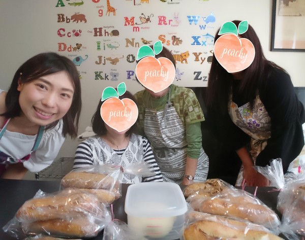 実践も、持ち帰りパンもたくさん♪復習生地の持ち帰りもあり。