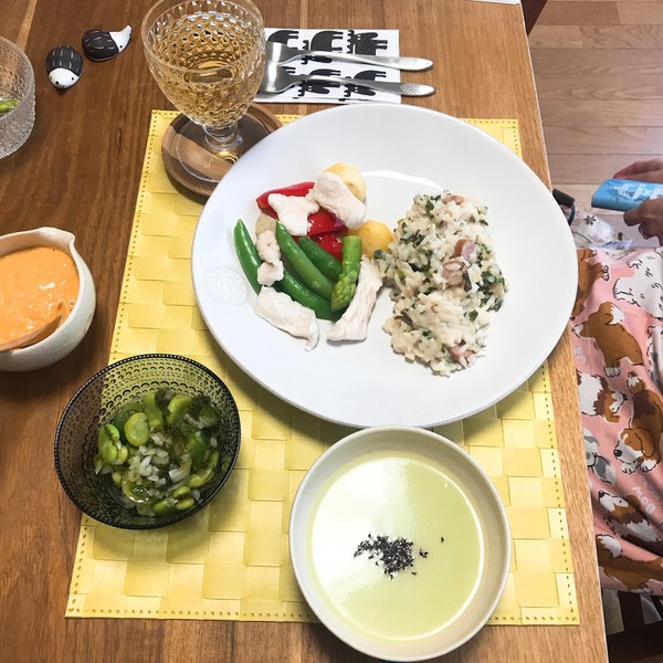 基本の薬膳。
梅雨の時期の湿気対策