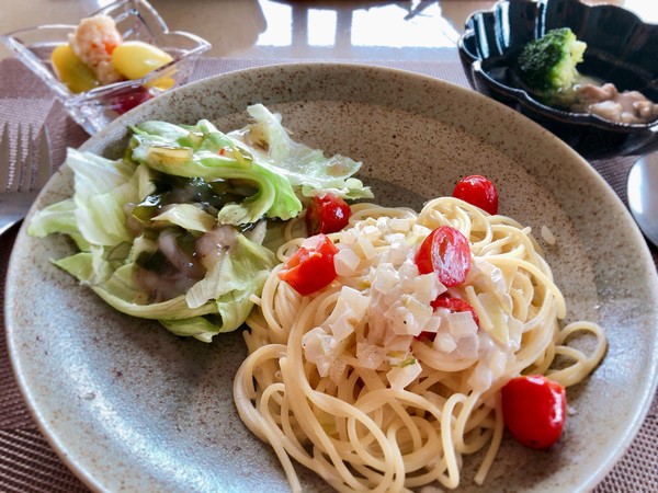 ＜夏休みのおしゃれランチ＞クリームチーズのパスタでカフェ気分