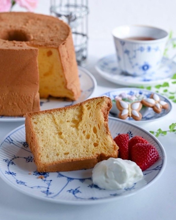 シフォンケーキデモレッスンにご参加頂いた生徒様のお写真です