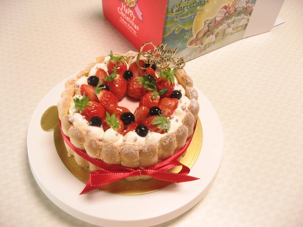 単発レッスン
いちごのシャルロットケーキ