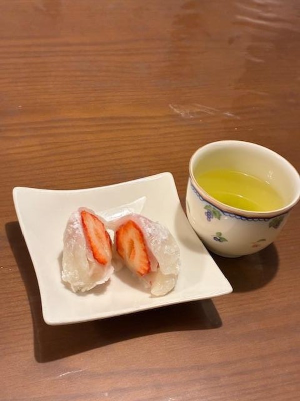 デザートはいちご大福