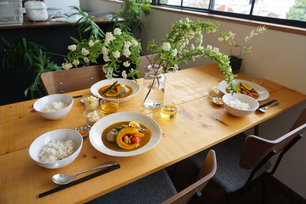 塩麹鶏とスパイスから作る本格スープカレーと発酵おかず