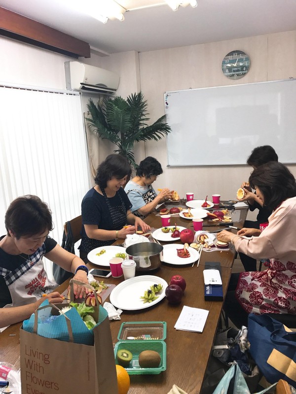 フルーツデコアート教室