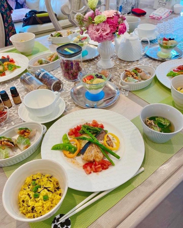 春の薬膳レッスンのお料理です✨✨✨