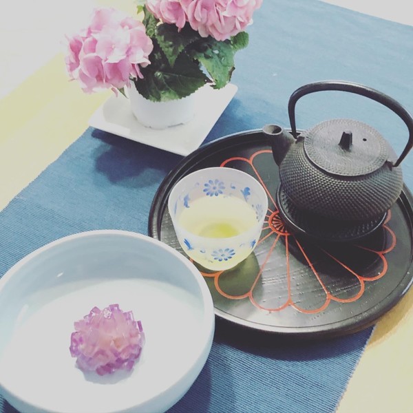 和菓子〜紫陽花