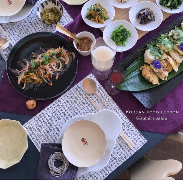 韓国料理レッスンです