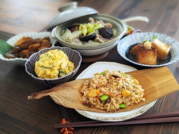 基本の和食や家庭で作りやすいレシピが学べます