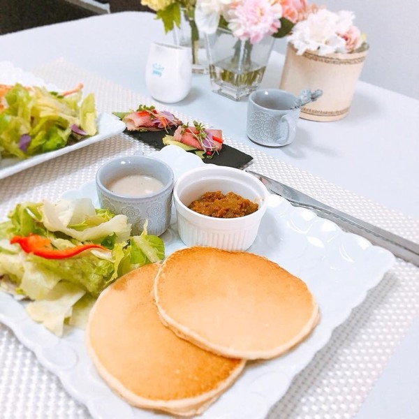 米粉パンケーキランチ
