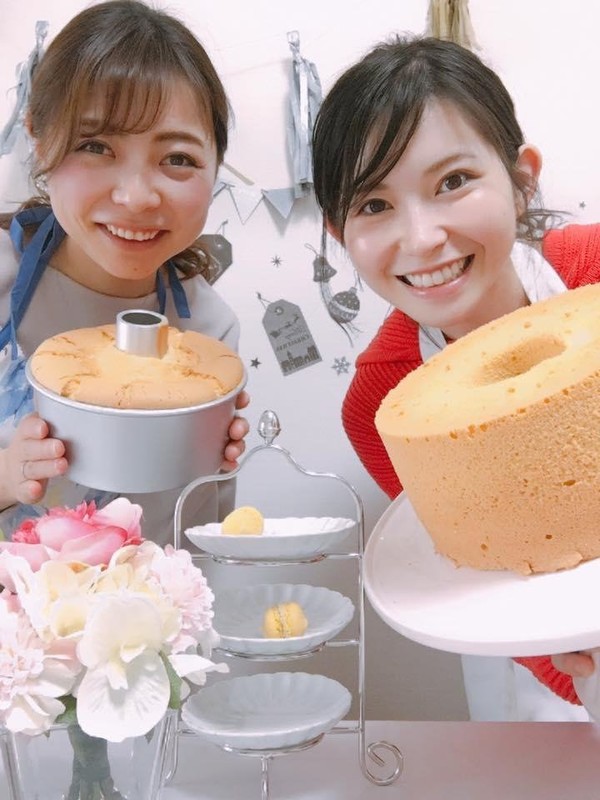 健康に気を遣う看護師さんとレッスン後の記念撮影