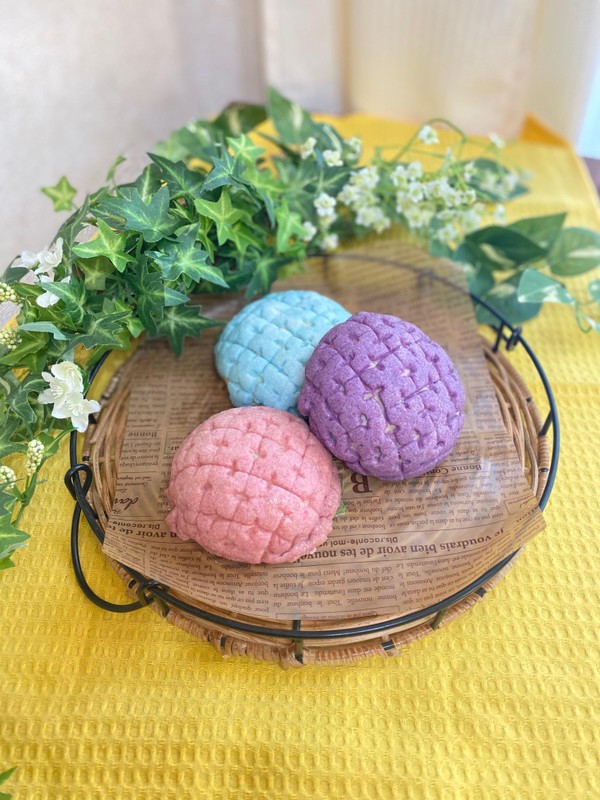 紫陽花のメロンパンdeコッタ