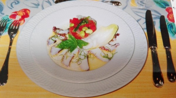 たこと夏野菜のガトー
