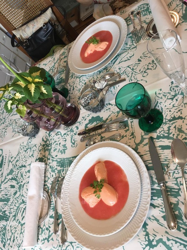 初夏の前菜
　　赤ピーマンのムース
