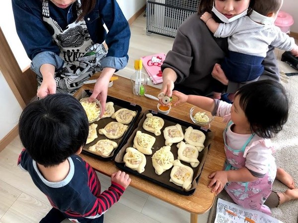 仕上げ作業も一緒にお手伝い♪