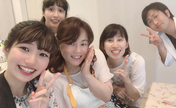 レッスン後はみんなで楽しくお喋り^ ^