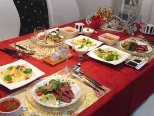 初心者　クリスマス料理教室