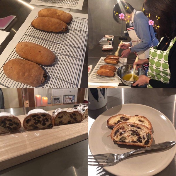 シュトレンも手作りすると美味しいです。